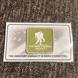 NWT Wounded Warrior Project Military Memorial Veteran Program Collectible Patch